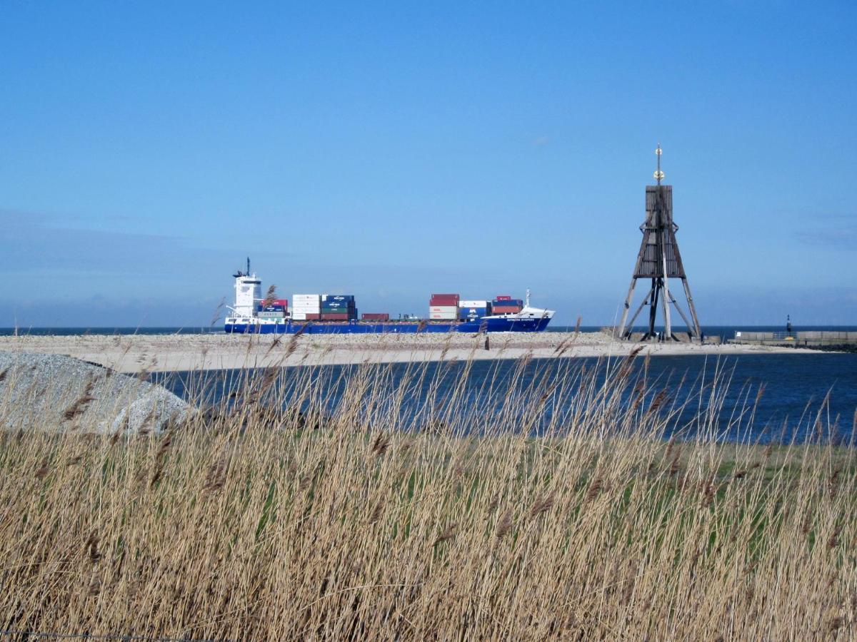 Luettje Huus Frieda Mit Strandkorb Am Strand Von Mai Bis September Apartment Cuxhaven Luaran gambar